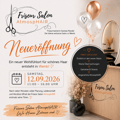 Einladung zur Neueröffnung